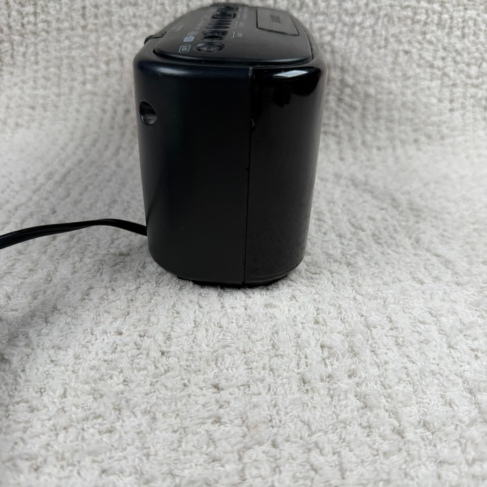 GE Digital Alarm Clock Radio Green LED Dual Alarm Black 7-4852A Vintage Tech - Picture 7 of 8